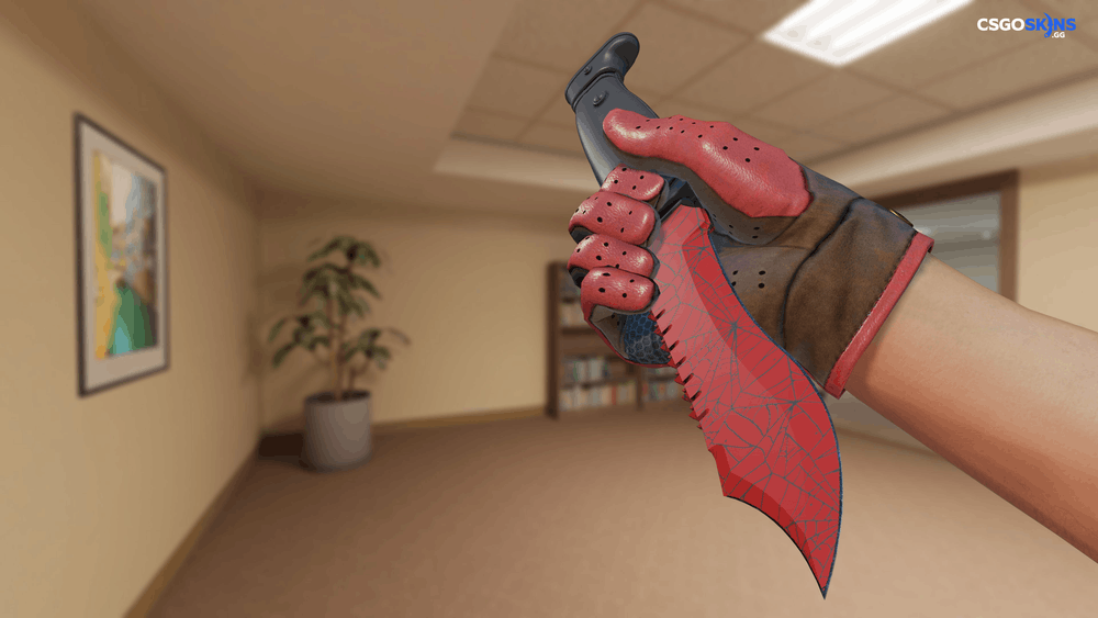 ★ Bowie Knife | Crimson Web Artwork