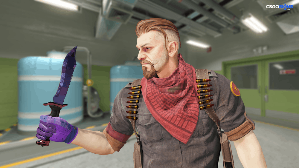 ★ Bowie Knife | Doppler Black Pearl Artwork