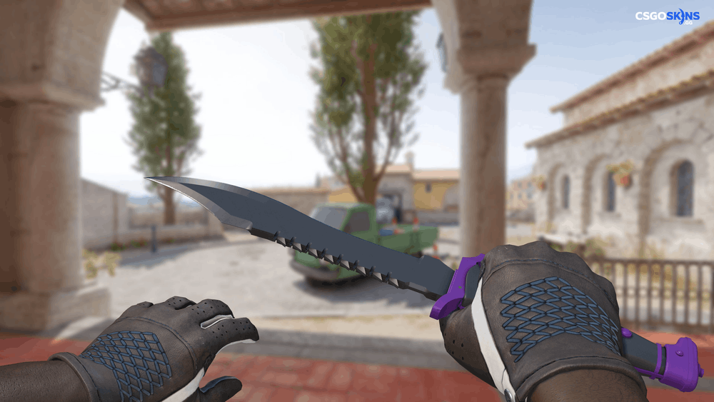 ★ Bowie Knife | Ultraviolet Artwork