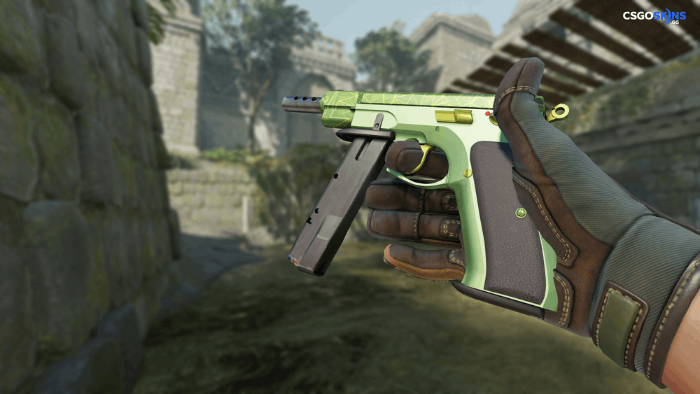 CZ75-Auto | Emerald Quartz Artwork