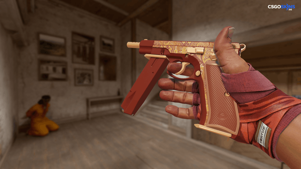 CZ75-Auto | Honey Paisley Artwork