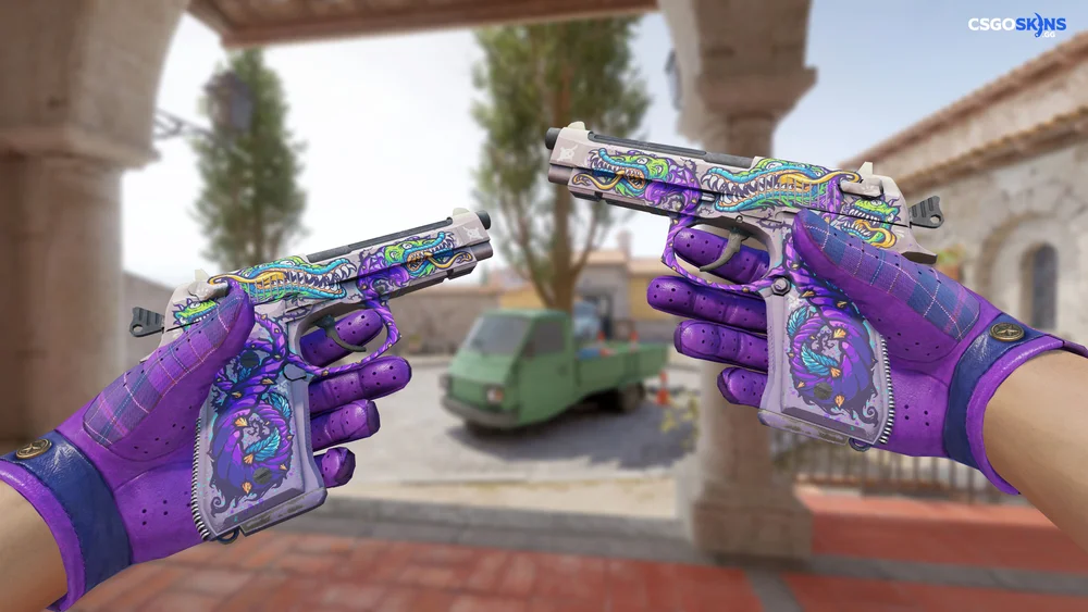 Dual Berettas | Flora Carnivora Artwork