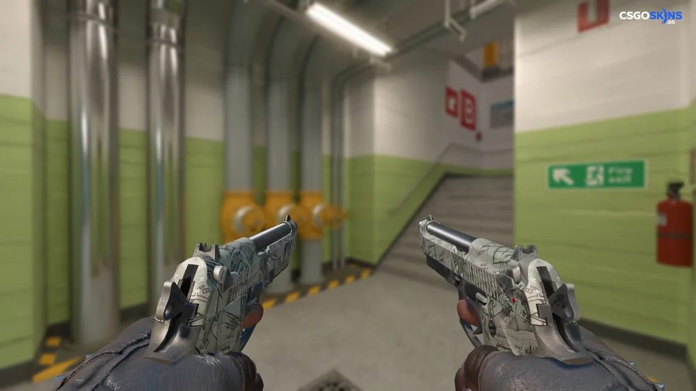 Dual Berettas | Heist Artwork