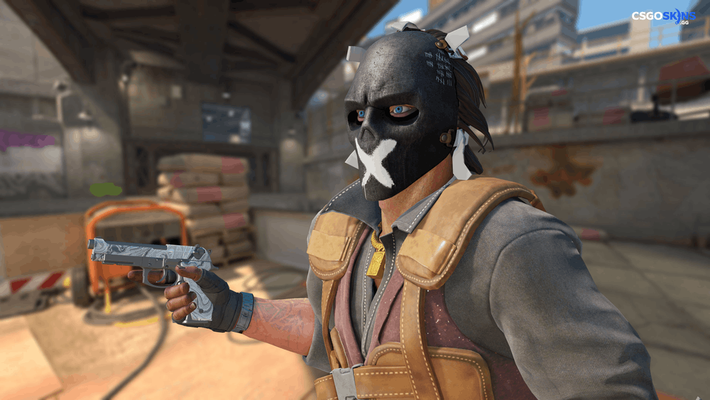 Dual Berettas | Silver Pour Artwork