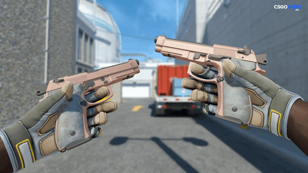 Dual Berettas | Rose Nacre Artwork