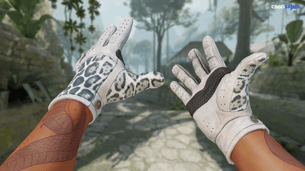 ★ Driver Gloves | Snow Leopard Artwork