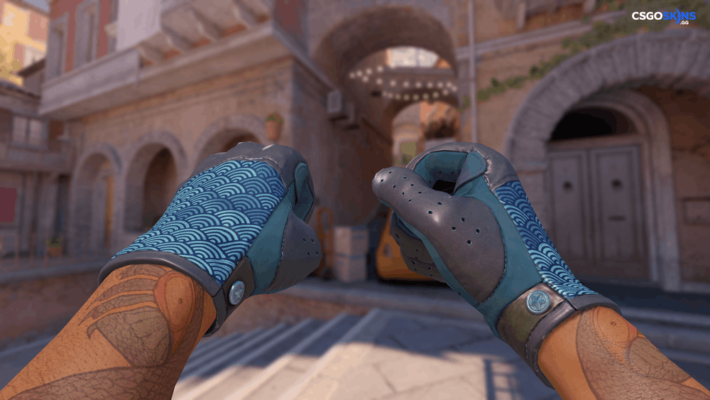 ★ Driver Gloves | Seigaiha Artwork