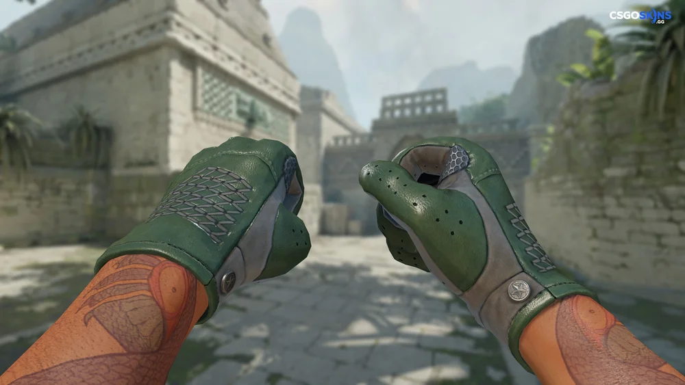 ★ Driver Gloves | Racing Green Artwork