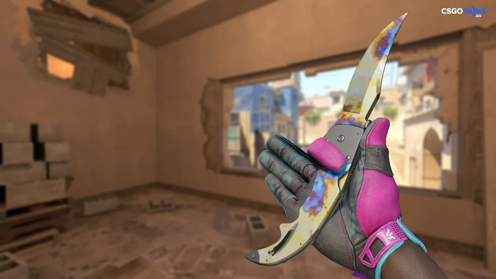 ★ Falchion Knife | Case Hardened Artwork