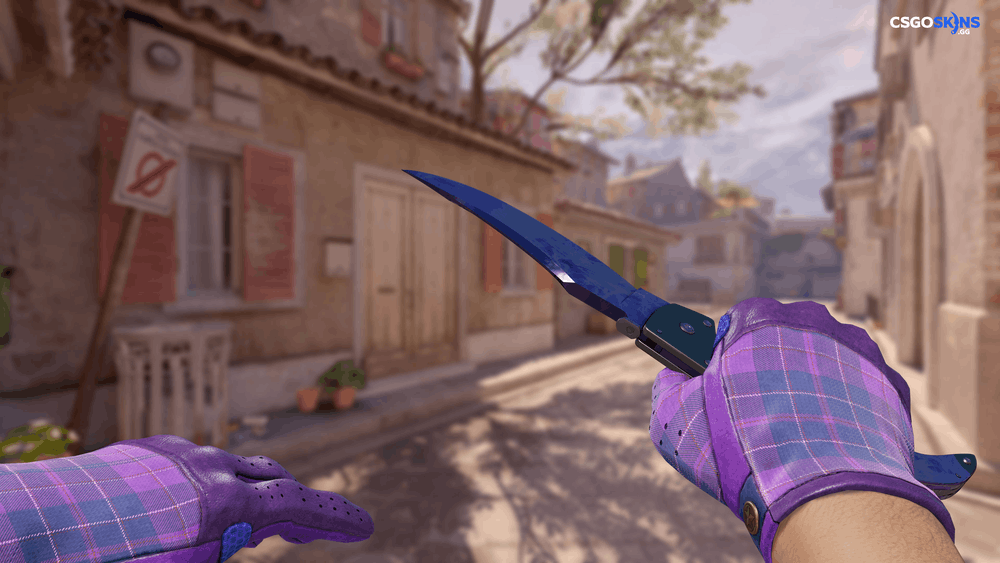 ★ Falchion Knife | Doppler Black Pearl Artwork