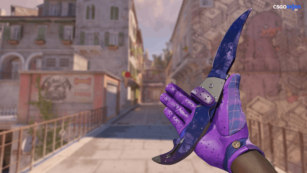 ★ Falchion Knife | Doppler Black Pearl Artwork