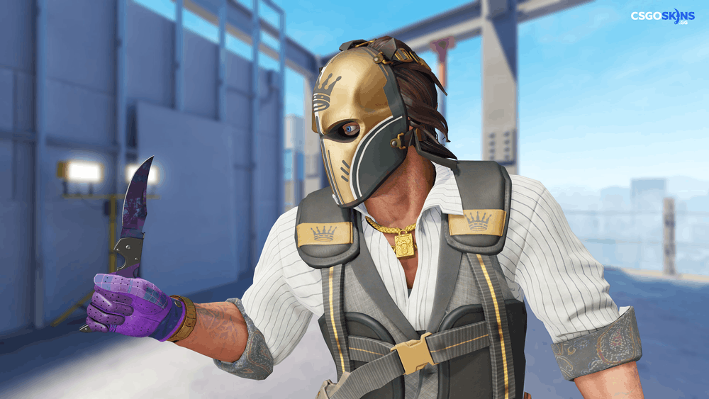 ★ Falchion Knife | Doppler Black Pearl Artwork