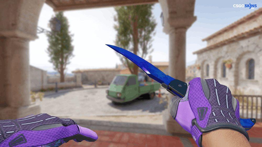 ★ Falchion Knife | Doppler Sapphire Artwork