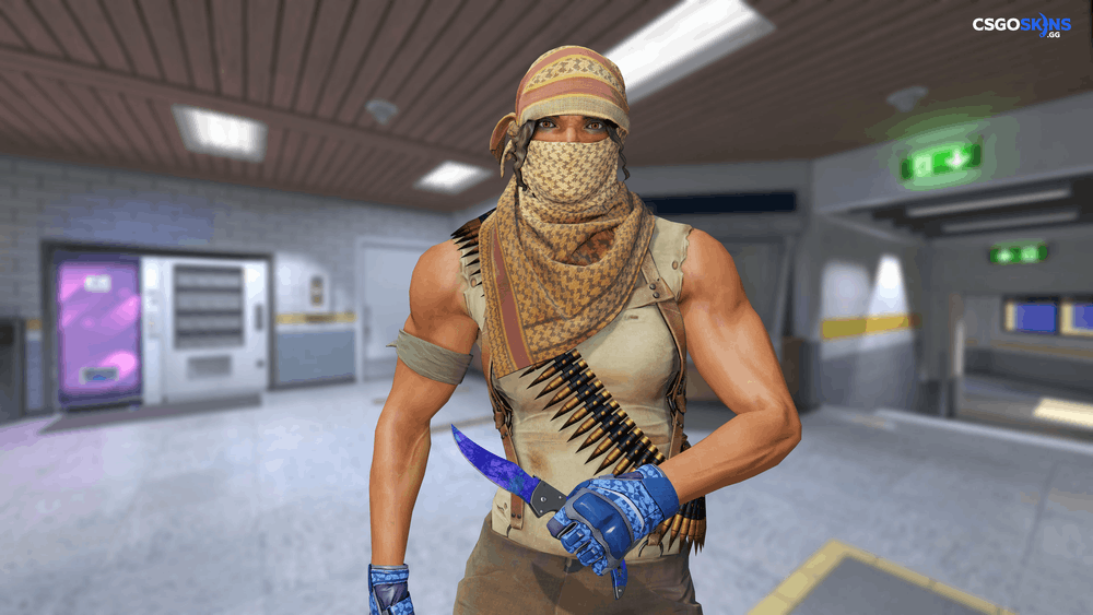 ★ Falchion Knife | Doppler Sapphire Artwork