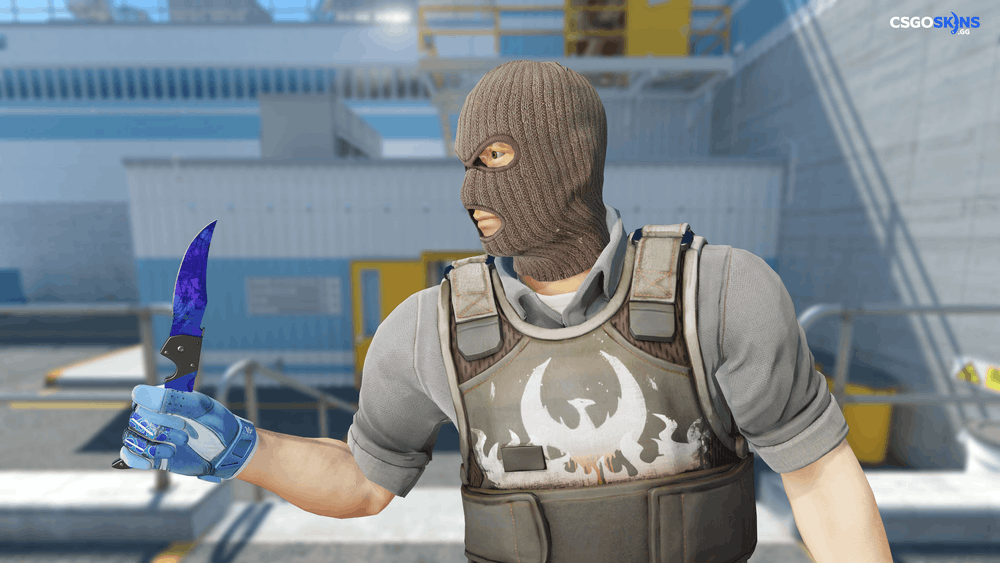 ★ Falchion Knife | Doppler Sapphire Artwork