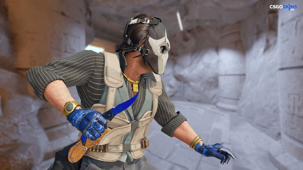 ★ Falchion Knife | Doppler Sapphire Artwork