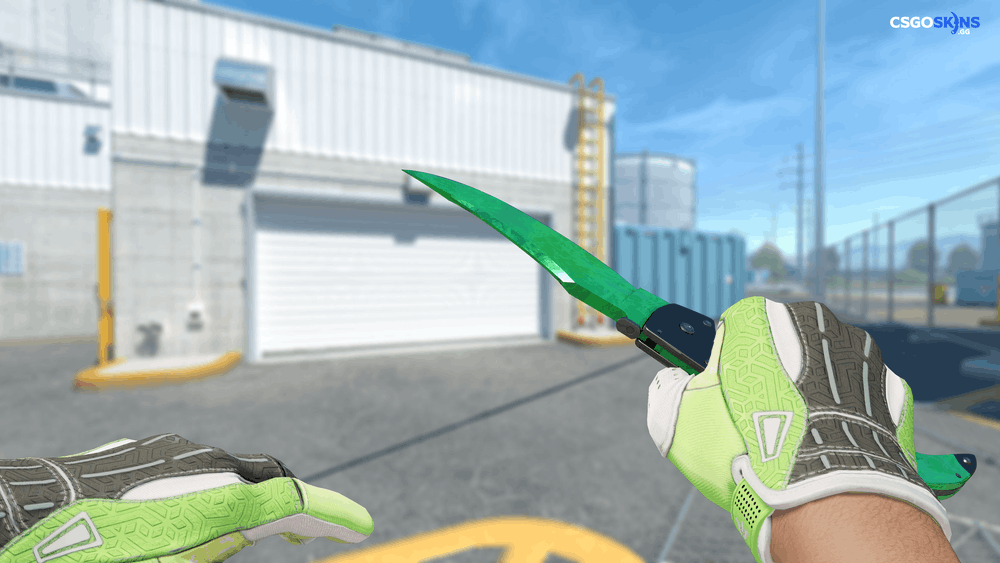 ★ Falchion Knife | Gamma Doppler Emerald Artwork