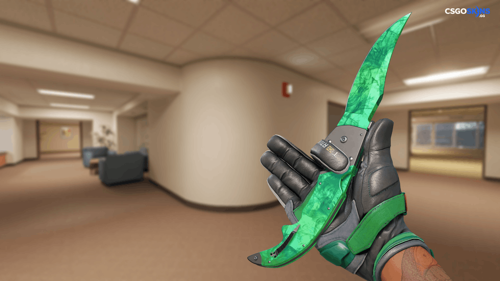 ★ Falchion Knife | Gamma Doppler Emerald Artwork