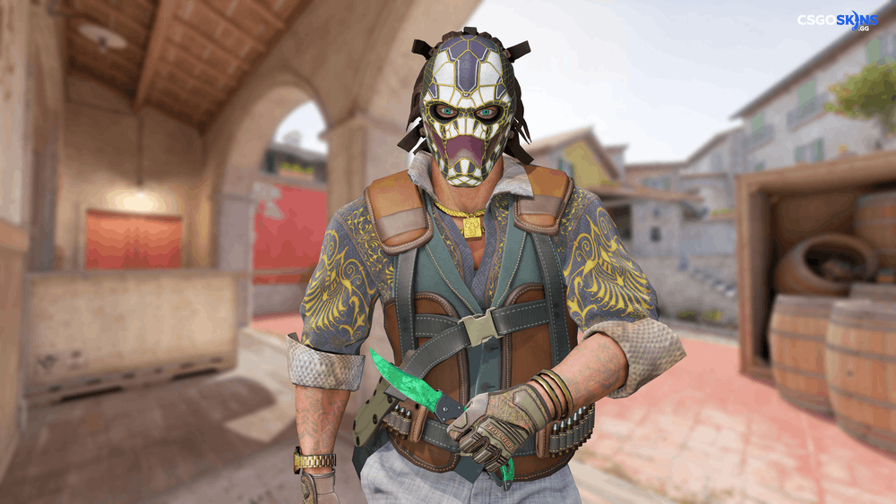 ★ Falchion Knife | Gamma Doppler Emerald Artwork