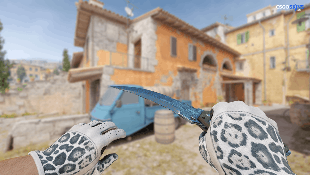 ★ Flip Knife | Damascus Steel Artwork