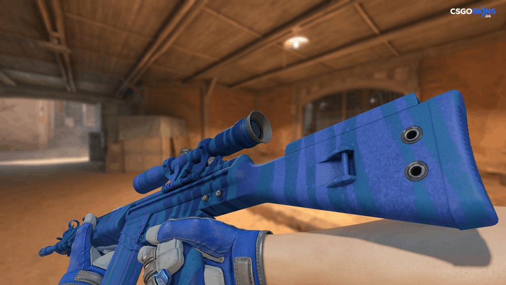 G3SG1 | Azure Zebra Artwork