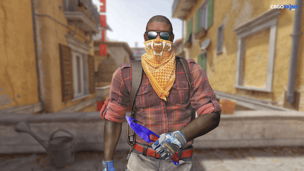 ★ Gut Knife | Doppler Sapphire Artwork