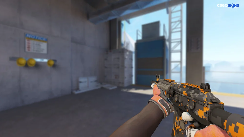 Galil AR | Orange DDPAT Artwork