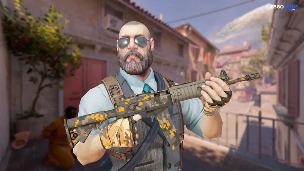 Galil AR | Orange DDPAT Artwork
