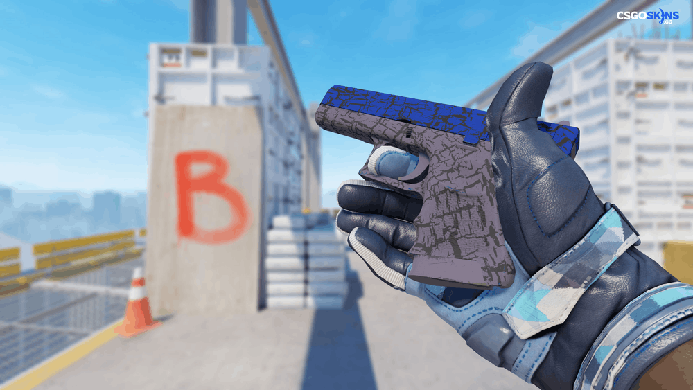 Glock-18 | Blue Fissure Artwork