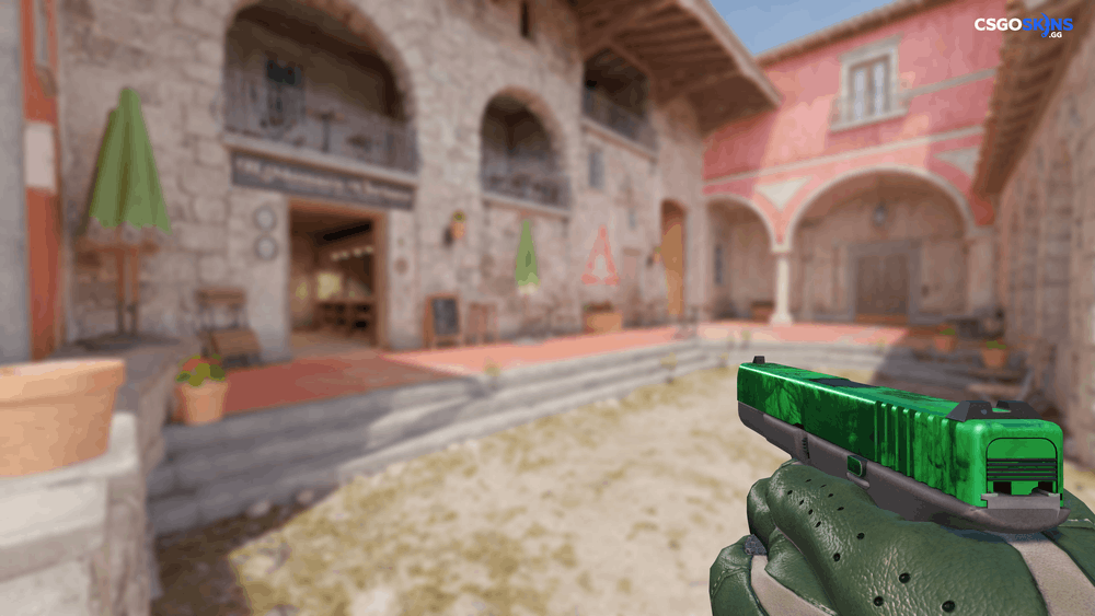 Glock-18 | Gamma Doppler Emerald Artwork