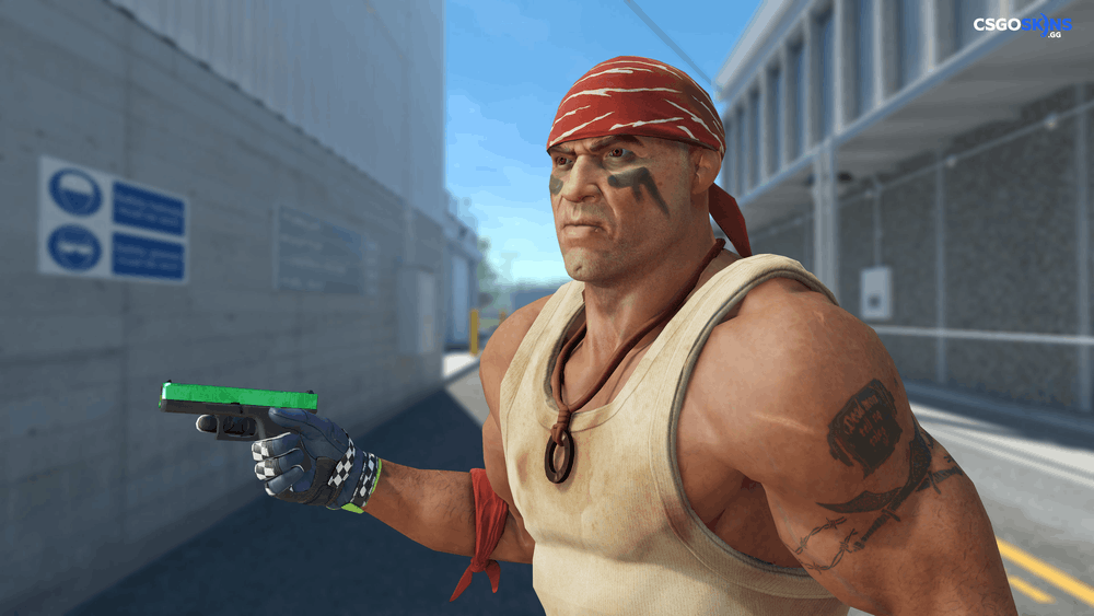 Glock-18 | Gamma Doppler Emerald Artwork