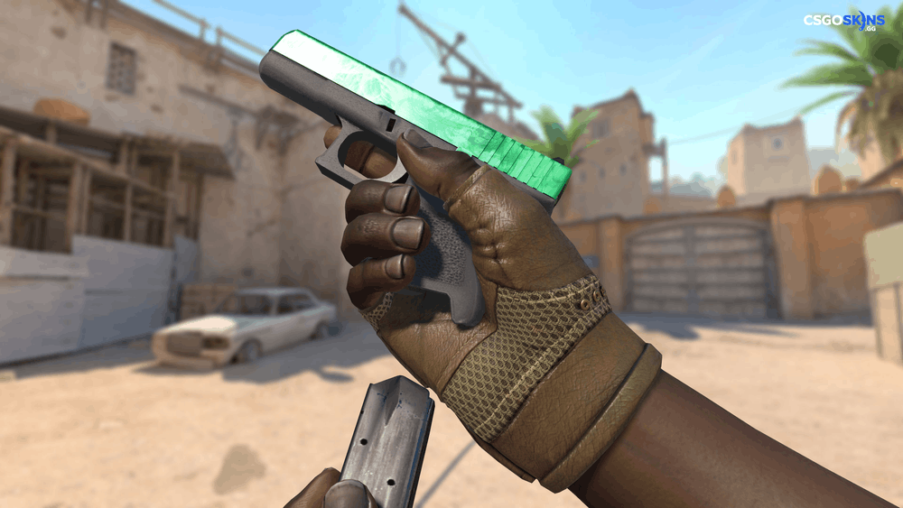 Glock-18 | Gamma Doppler Emerald Artwork