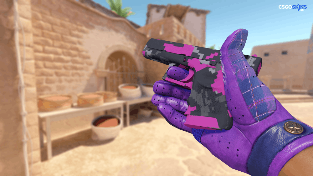 Glock-18 | Pink DDPAT Artwork