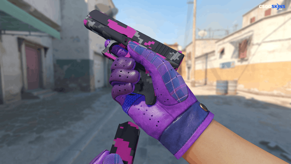 Glock-18 | Pink DDPAT Artwork