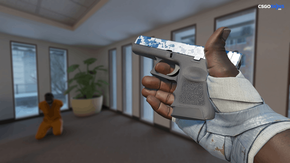 Glock-18 | Steel Disruption Artwork