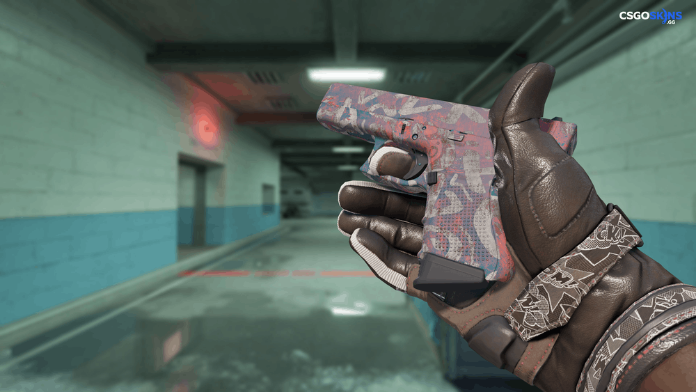 Glock-18 | Teal Graf Artwork