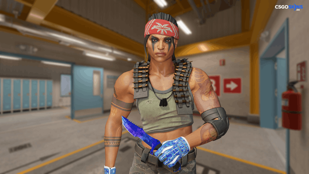 ★ Huntsman Knife | Doppler Sapphire Artwork