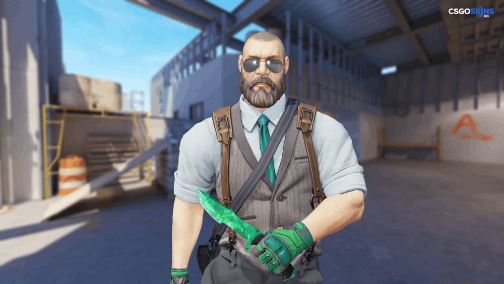 ★ Huntsman Knife | Gamma Doppler Emerald Artwork