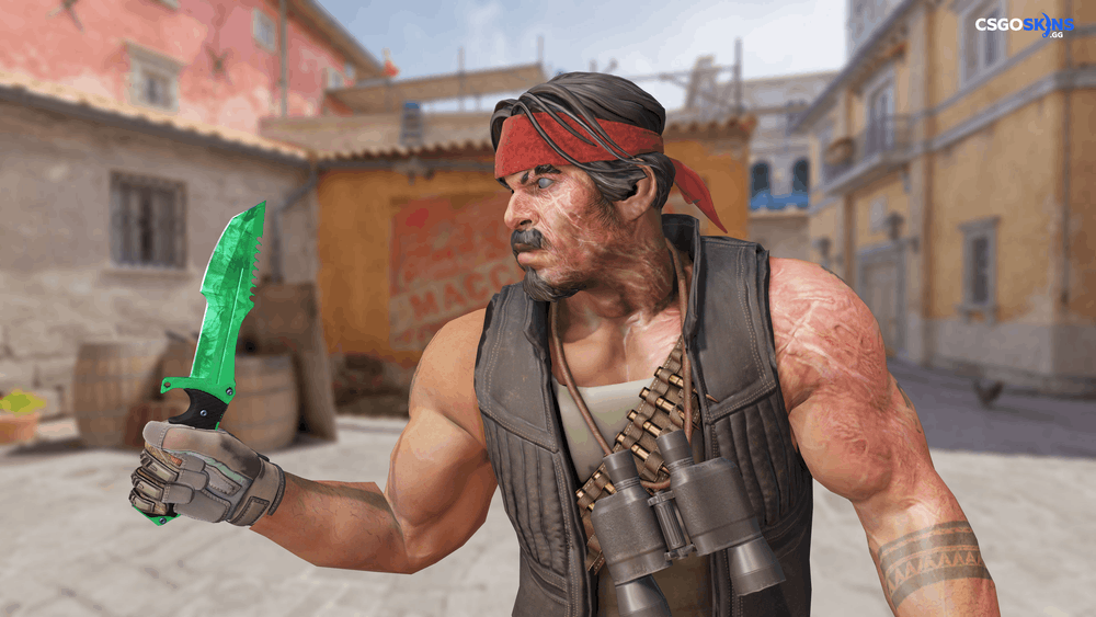 ★ Huntsman Knife | Gamma Doppler Emerald Artwork