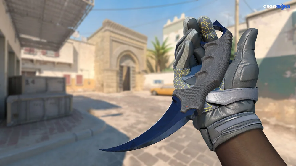 ★ Karambit | Blue Steel Artwork