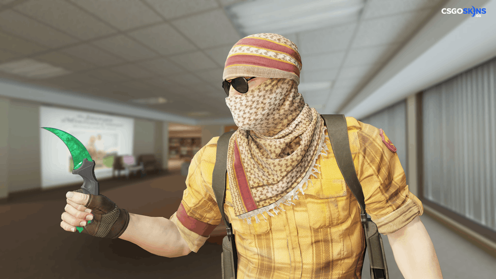 ★ Karambit | Gamma Doppler Emerald Artwork