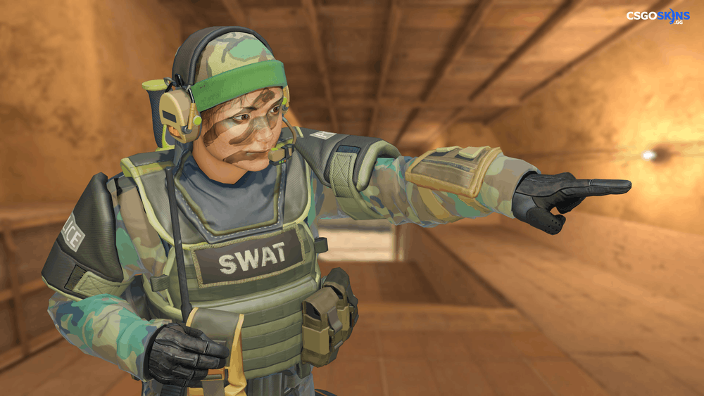 Lieutenant 'Tree Hugger' Farlow | SWAT Artwork