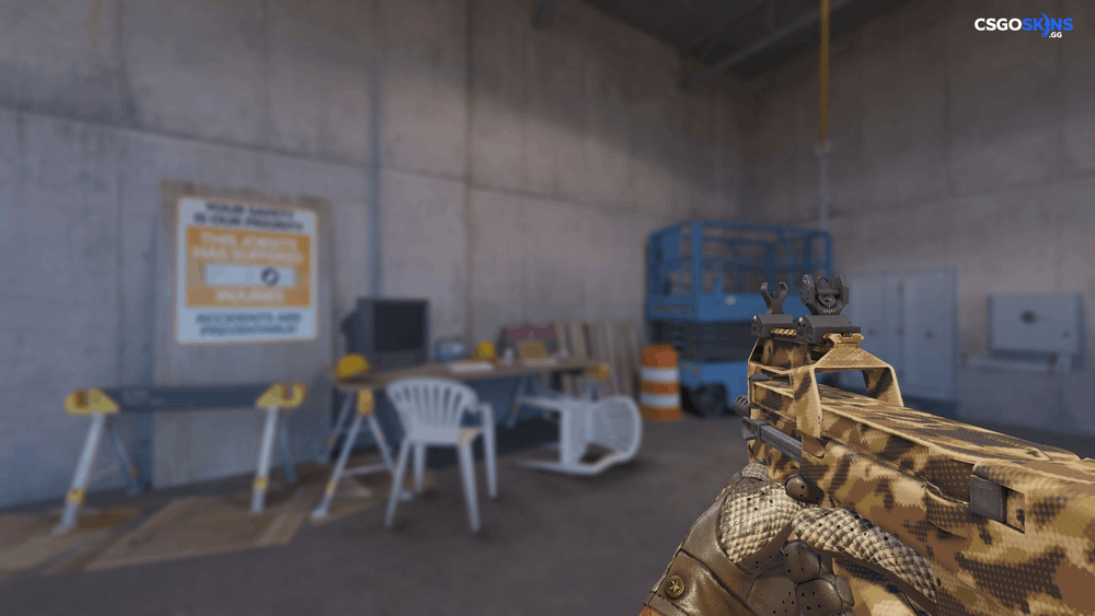P90 | Desert Halftone Artwork