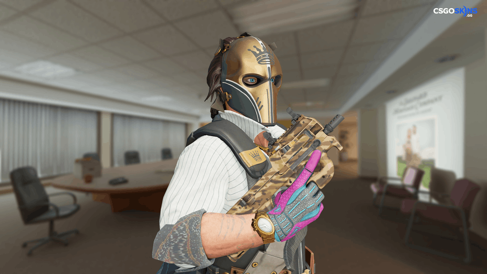P90 | Desert Halftone Artwork
