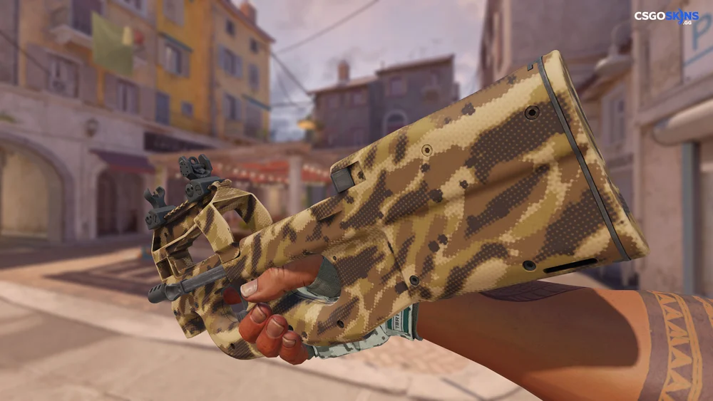 P90 | Desert Halftone Artwork