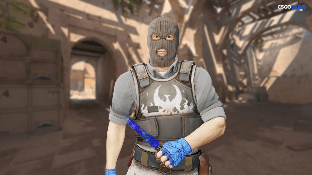 ★ Paracord Knife | Doppler Sapphire Artwork