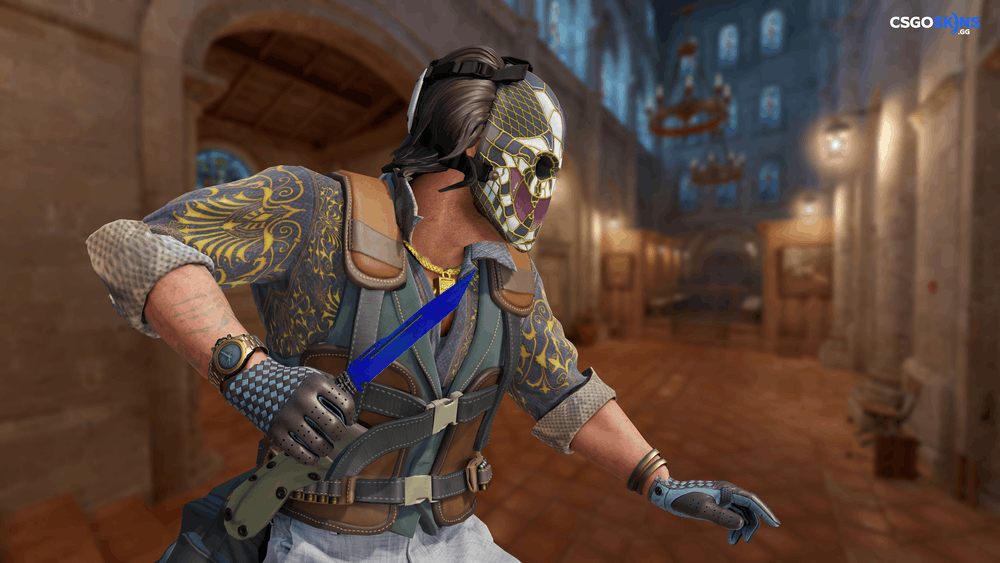 ★ Paracord Knife | Doppler Sapphire Artwork