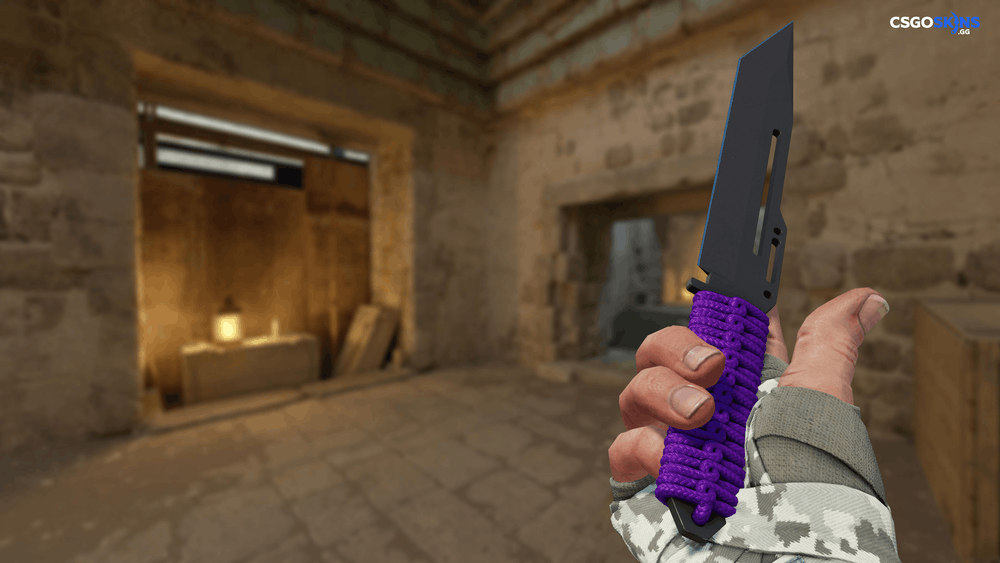 ★ Paracord Knife | Ultraviolet Artwork