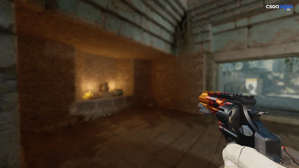R8 Revolver | Blaze Artwork