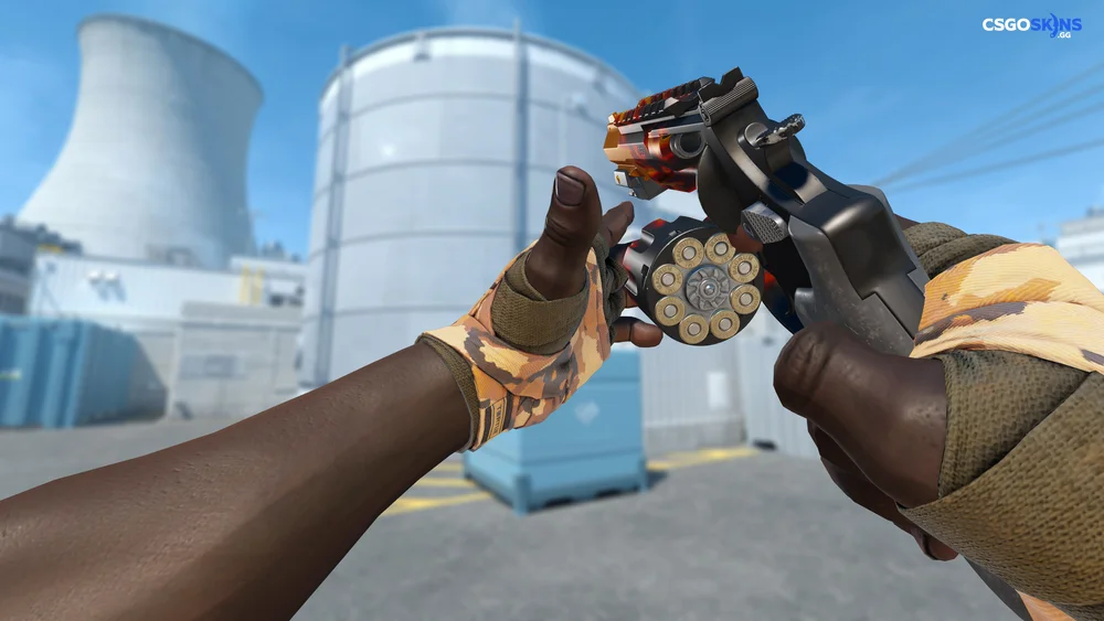 R8 Revolver | Blaze Artwork